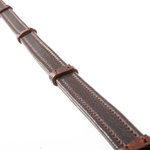 Wodze skórzano-gumowe ze stoperami Kavalkade - szerokość 16 mm