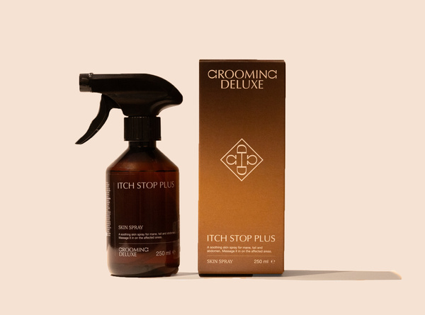 Preparat pielęgnacyjny łagodzący świąd i podrażnienia skóry konia Grooming Deluxe Itch Stop Plus Spray