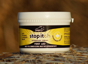 Maść łagodząca na lipcówkę, egzemę letnią i alergie skórne dla koni Jump It Stop Itch