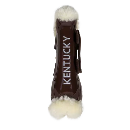 Ochraniacze przednie z futrem Kentucky Horsewear Bamboo Velcro