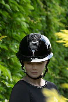 Kask jeździecki z szerokim daszkiem Fair Play Quantinum 2.0 Supreme Shiny