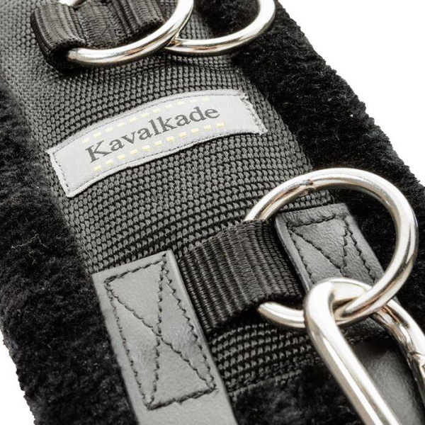 Pas do lonżowania podszyty futrem Kavalkade