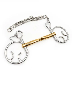 Kimblewick FAGER Carter Sweet Gold - pojedynczo łamany