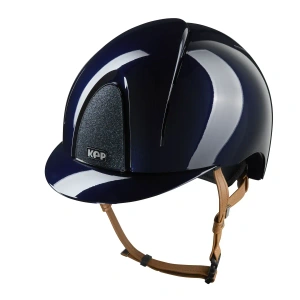 Kask jeździecki KEP Italia Smart Nova Polish Blue/Beige Star Blue
