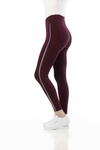 Legginsy damskie z pełnym lejem silikonowym EQUITHÈME VIOLETTE