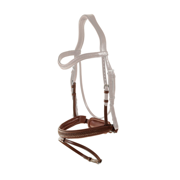 Nachrapnik szwedzki kombinowany z paskiem krzyżowym Dy'on New English Collection Plaited NE04Z