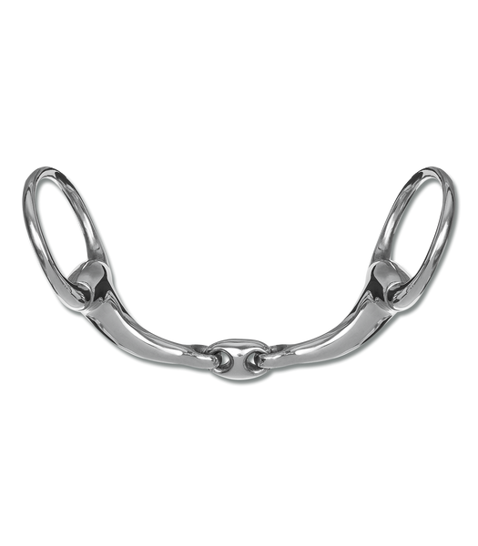 Wędzidło oliwkowe Waldhausen - podwójnie łamane