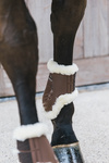 Ochraniacze tylne z futrem Kentucky Horsewear Vegan Sheepskin Elastic