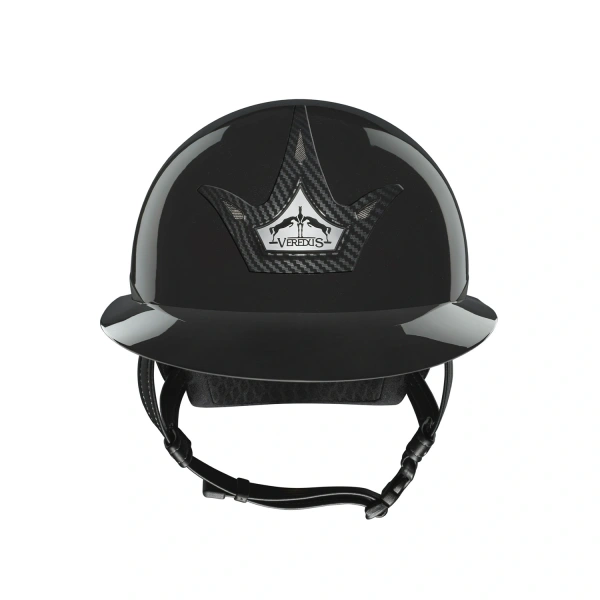 Kask jeździecki z szerokim daszkiem Veredus Vita Carbon Glossy