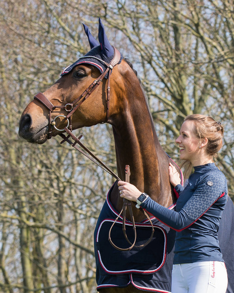 Ogłowie z nachrapnikiem minimalizującym nacisk QHP Sedna