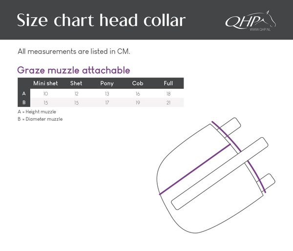 Kaganiec dla konia przypinany do kantara QHP