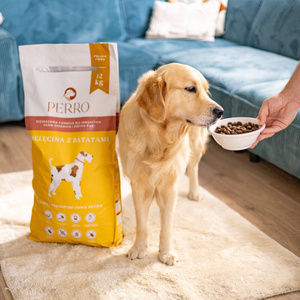 Karma sucha dla psów dorosłych średnich i dużych ras Perro - Cielęcina z batatami 12kg