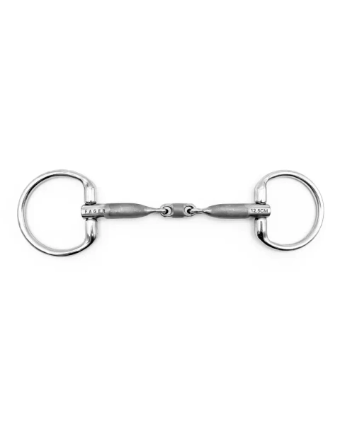 Wędzidło oliwkowe FAGER Ludwig Sweet Iron - podwójnie łamane