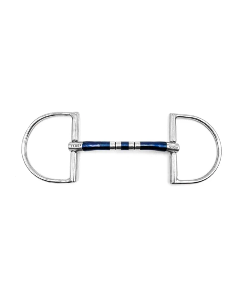 Wędzidło D-ring FAGER Niklas Sweet Iron - podwójnie łamane