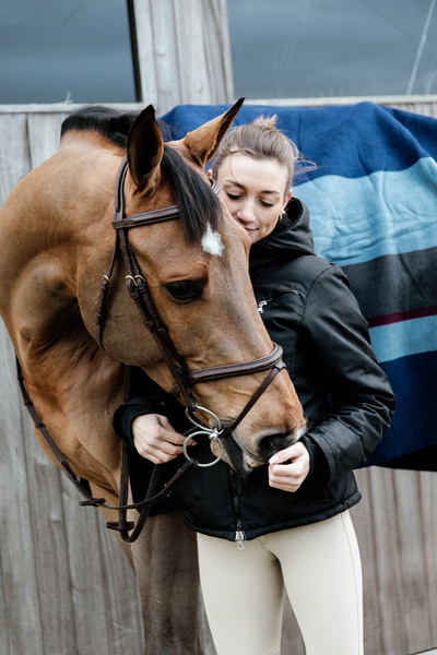 Derka polarowa Kentucky Horsewear Heavy Fleece Rug Square Stripes