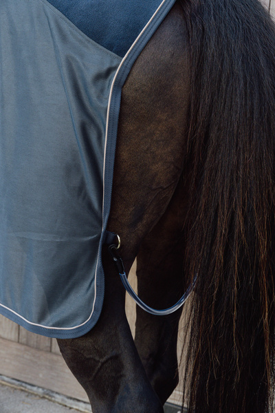 Derka polarowo-siatkowa Kentucky Horsewear Fleece Mesh Cooler Combo