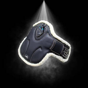 Popręg crossowy z futrem eQuick ES Cross Country Fluffy Stud Girth