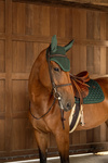 Nauszniki klasyczne Kentucky Horsewear Wellington Plaited Glitter Rope
