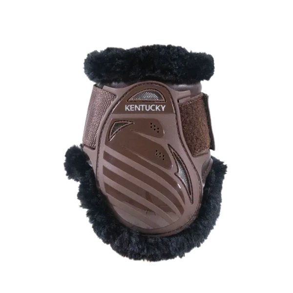 Ochraniacze tylne z futrem Kentucky Horsewear Young Horse TPU