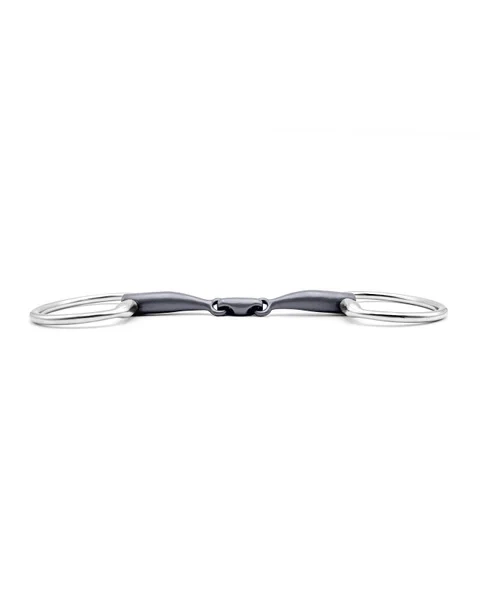 Wędzidło oliwkowe FAGER Thilde Titanium - podwójnie łamane