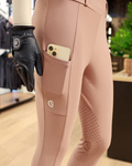 Damskie legginsy jeździeckie z kolanowym lejem silikonowym Kentucky Ridingwear Riding Legging Classic