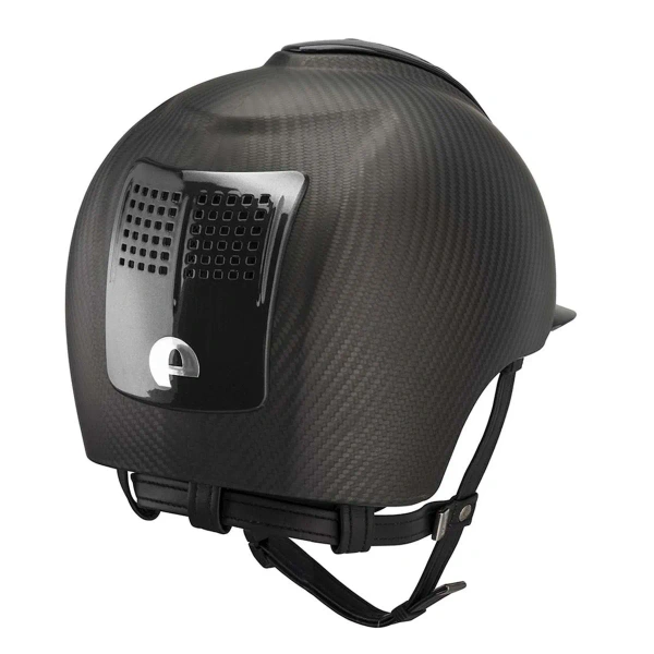 Kask jeździecki KEP Italia E-Light Carbon Matt 3 Black Polish Inserts
