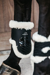 Ochraniacze tylne z futrem Kentucky Horsewear Vegan Sheepskin Elastic