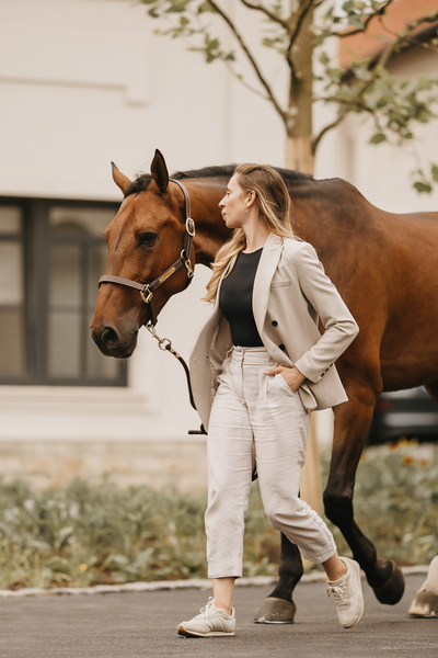 Kantar ze skóry syntetycznej Kentucky Horsewear Leather Halter Wellington