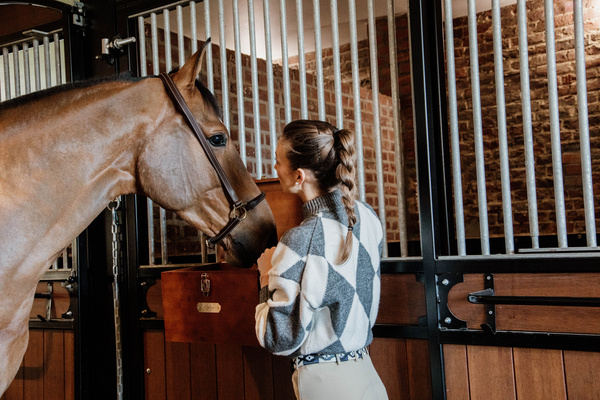 Kantar pielęgnacyjny ze skóry syntetycznej Kentucky Horsewear Leather Grooming Halter