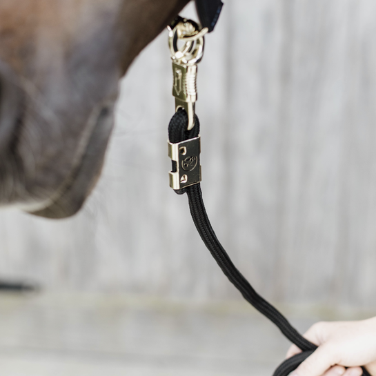Uwiąz z bezpiecznym karabinkiem Kentucky Horsewear Lead Rope Basic