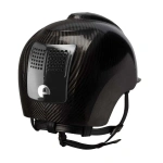 Kask jeździecki KEP Italia E-Light Carbon Polish 3 Black Matt Inserts