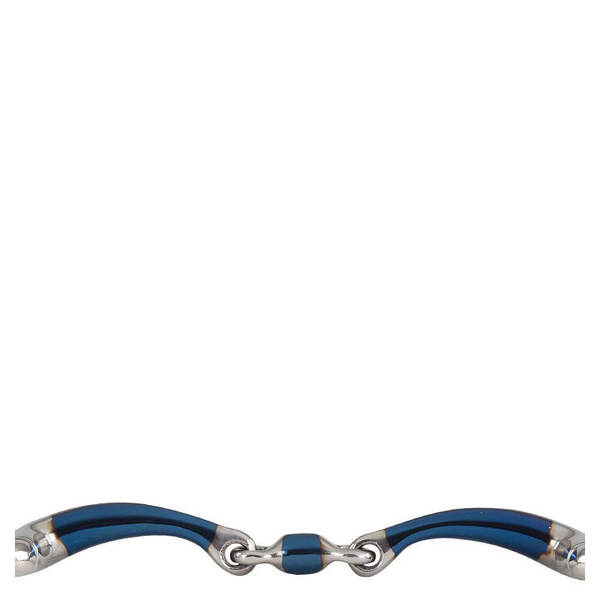 Wędzidło oliwkowe BR Sweet Iron Magic System - podwójnie łamane