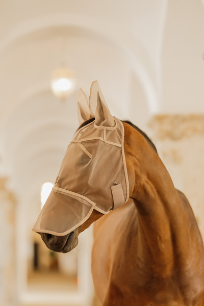 Maska przeciw owadom z uszami i ochroną nosa Kentucky Horsewear Classic