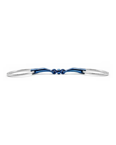 Wędzidło zwykłe FAGER BiancaTitanium - podwójnie łamane