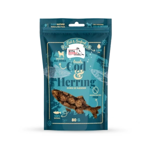Przysmaki ze śledziem i dorszem dla psa Syta Micha Fish & Seafood