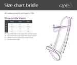 Ogłowie pokazowe QHP Vesta