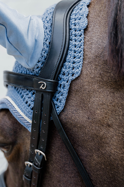 Nauszniki klasyczne Kentucky Horsewear 3D Logo Rope