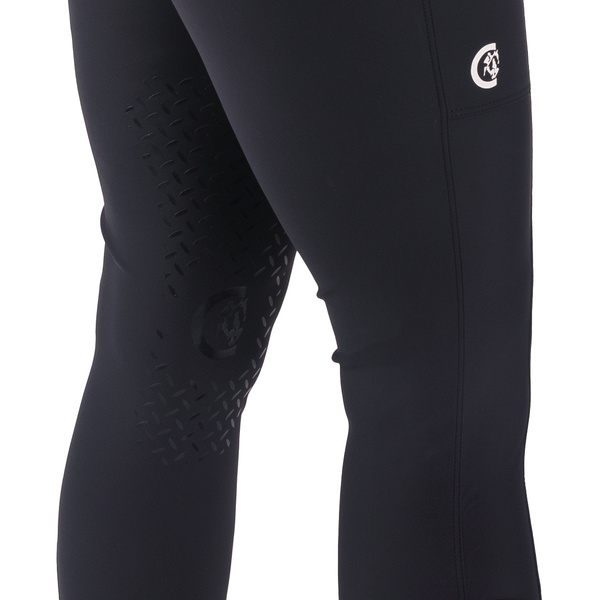 Damskie legginsy jeździeckie z kolanowym lejem silikonowym Kentucky Ridingwear Riding Legging Classic