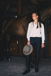 Damskie legginsy jeździeckie z pełnym lejem silikonowym Kentucky Ridingwear Riding Legging Classic