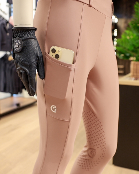 Damskie legginsy jeździeckie z kolanowym lejem silikonowym Kentucky Ridingwear Riding Legging Classic