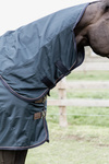 Derka siatkowa przeciw owadom z wodoodpornym grzbietem Kentucky Horsewear Waterproof Combo Fly Rug Classic