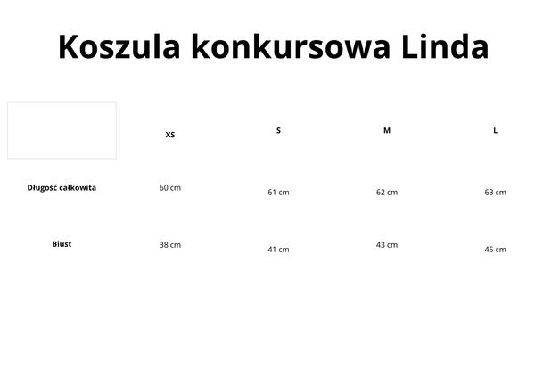 Koszula konkursowa z krótkim rękawem JD ATTACK Linda