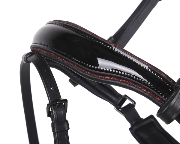 Ogłowie anatomiczne z nachrapnikiem szwedzkim QHP Orlando