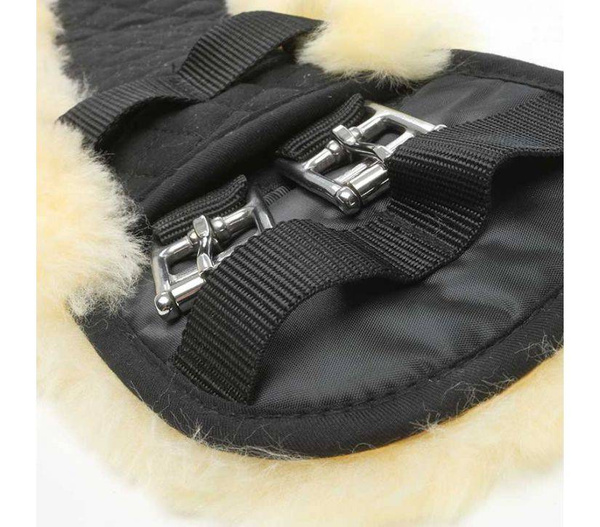 Popręg ujeżdżeniowy z futrem Kavalkade Moon