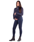 Legginsy jeździeckie dla kobiet w ciąży QHP Maternity