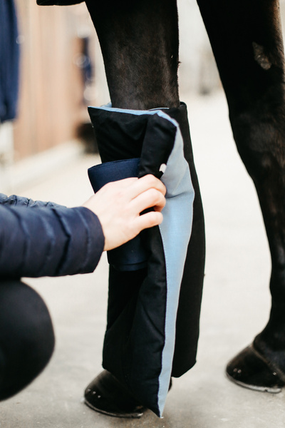 Podkładki magnetyczne pod owijki Kentucky Horsewear Magnetic Bandage Pads Recuptex