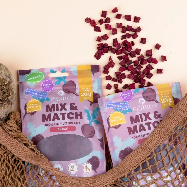 Liofilizowane przysmaki warzywne Perro - Burak