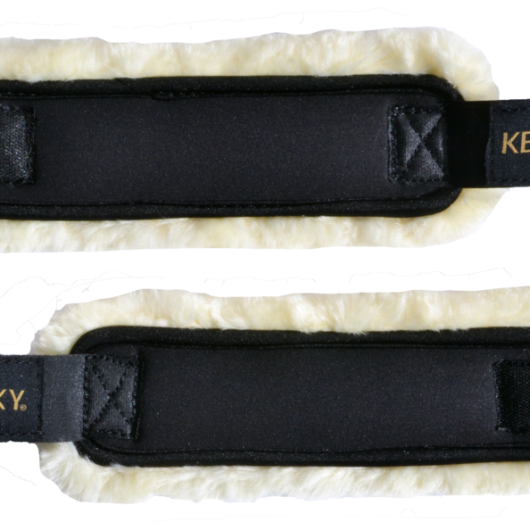 Opaski na pęciny z futrem Kentucky Horsewear Sheepskin Pastern Wraps