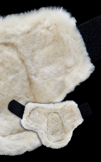 Ochraniacze tylne z futrem eQuick eShock Velcro Fluffy Rear