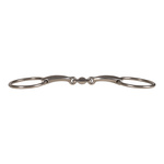 Wędzidło zwykłe Velari Stainless Steel - podwójnie łamane
